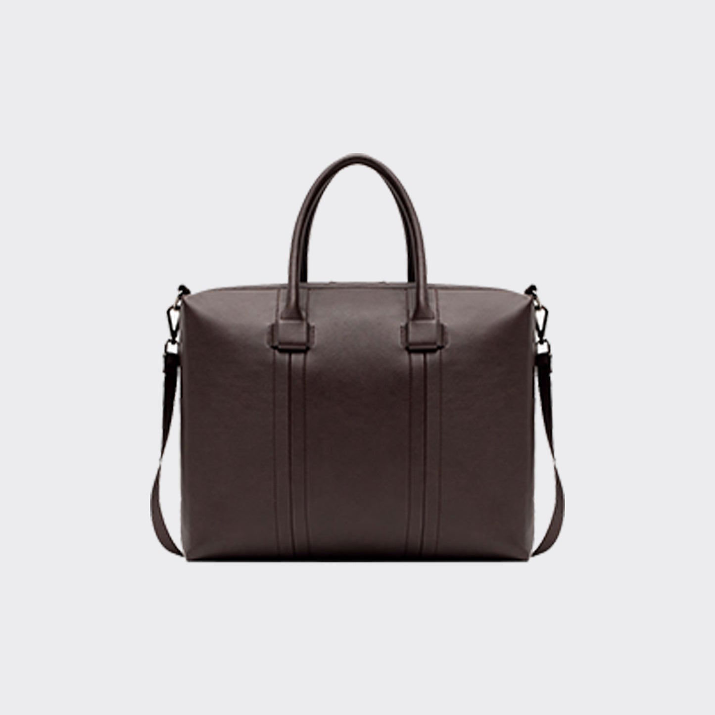 Men's Saffiano Leather Briefcase Bag