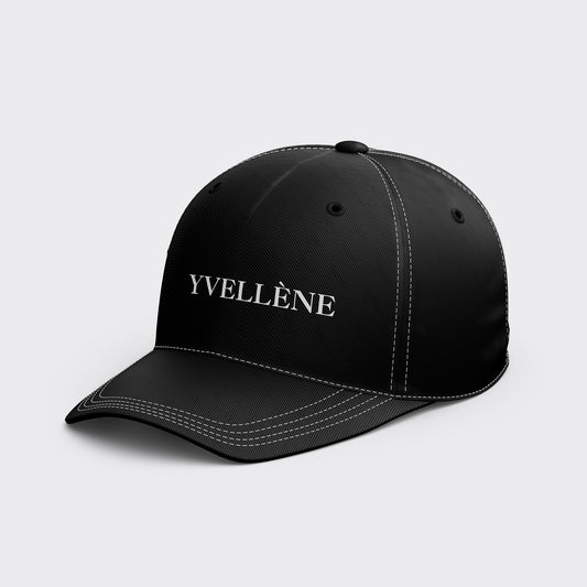 YVELLÈNE Signature Cotton Baseball Cap Black