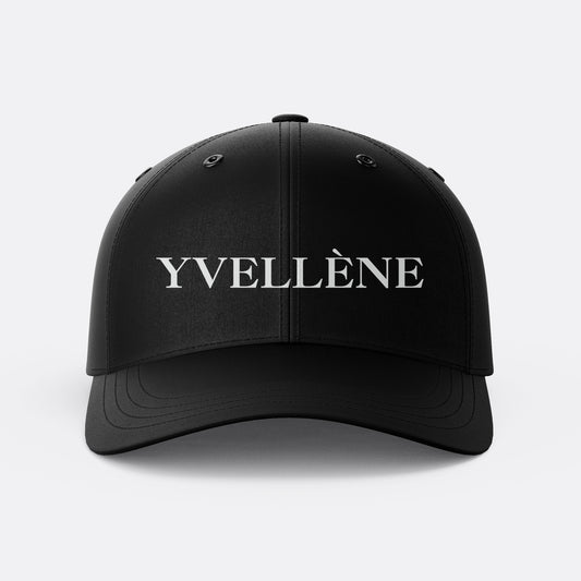 YVELLÈNE Signature Cotton Baseball Cap Black