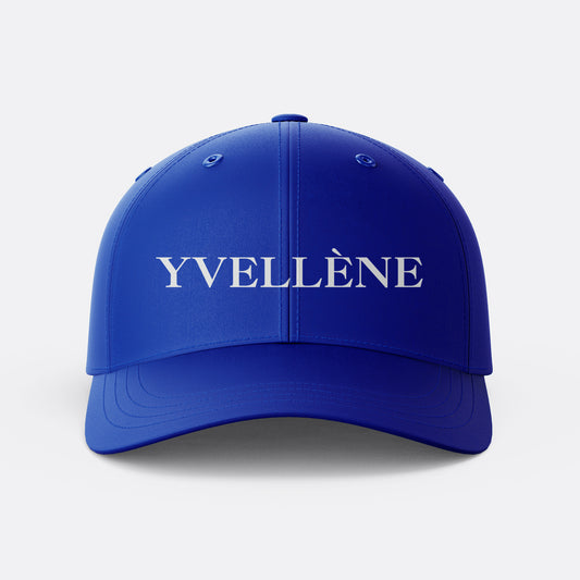 YVELLÈNE Signature Cotton Baseball Cap Blue