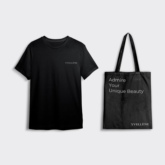 YVELLÈNE Admire T-Shirt & Casual Tote Bag