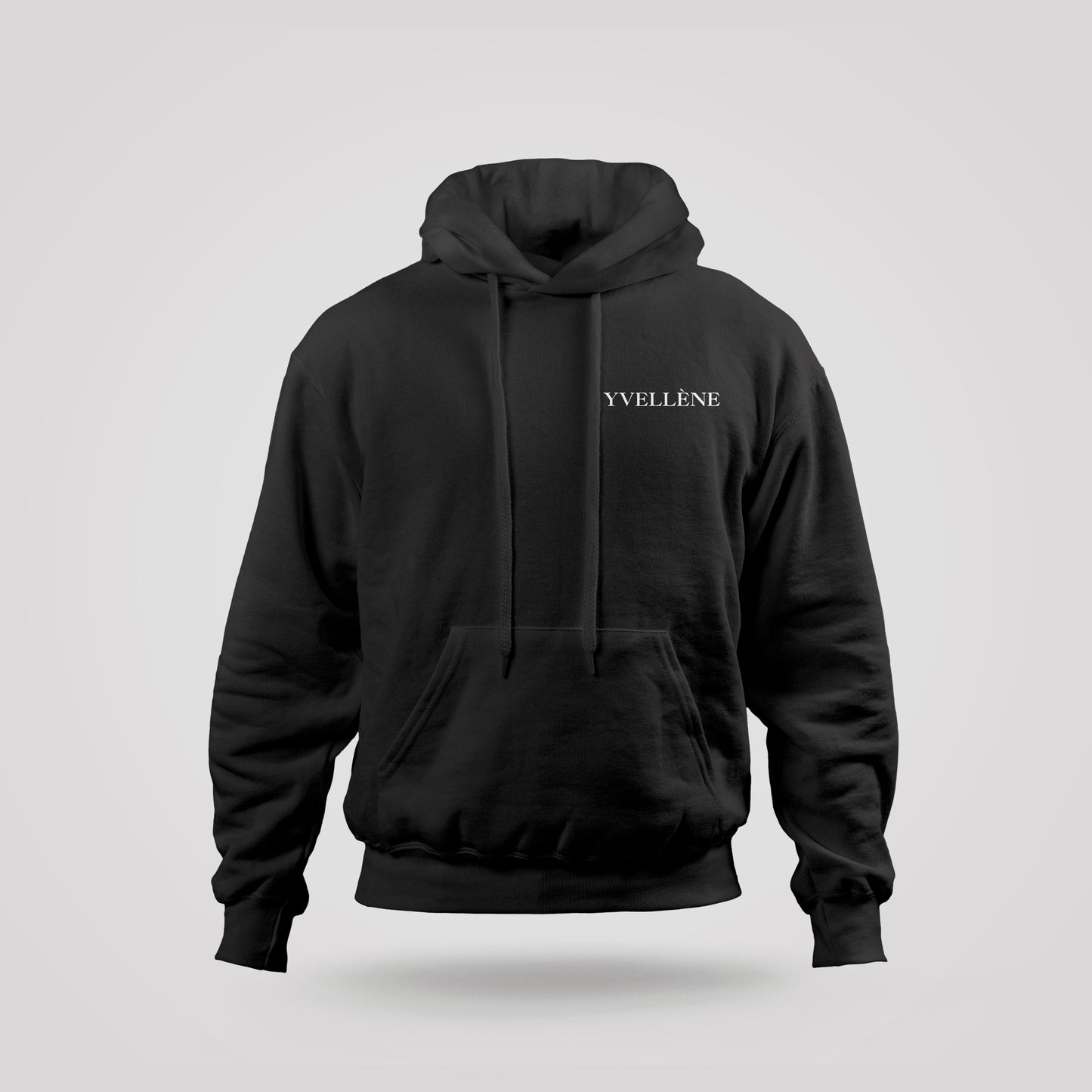 YVELLÈNE Oversized Hoodie Black