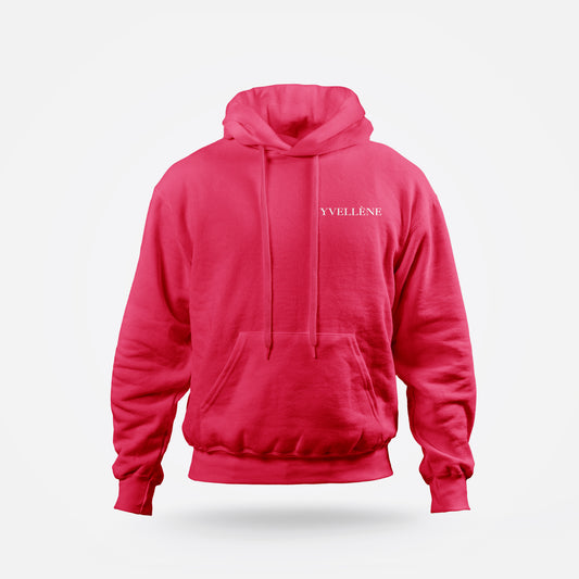 YVELLÈNE Oversized Hoodie Cherry