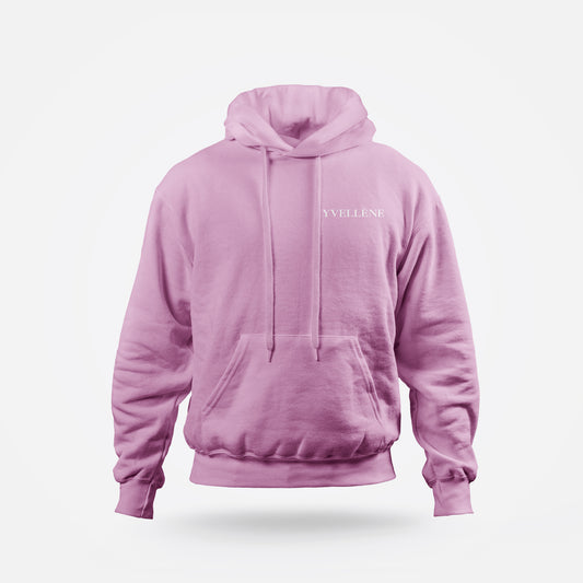 YVELLÈNE Oversized Hoodie Dahlia Violet