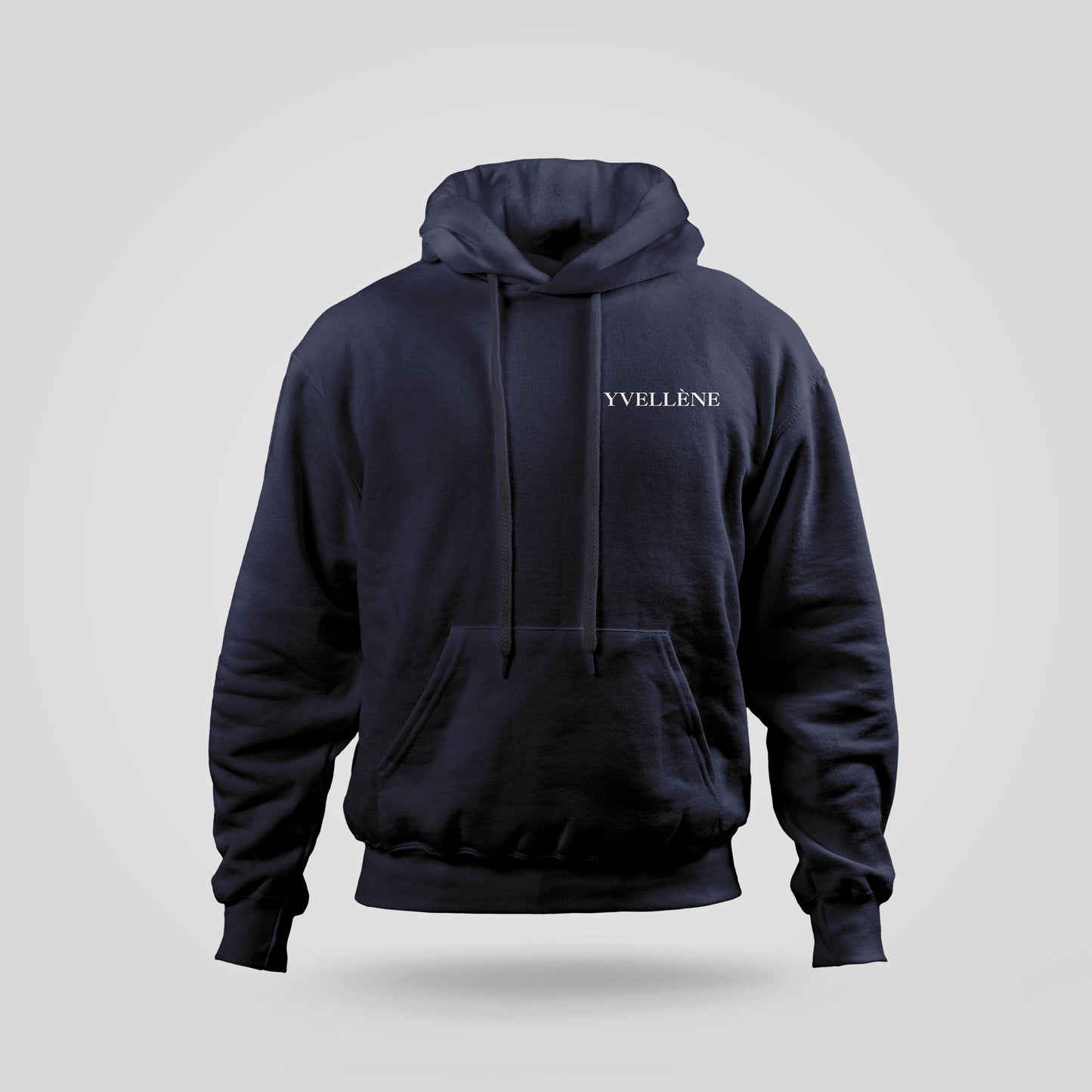 YVELLÈNE Oversized Hoodie Dark Blue