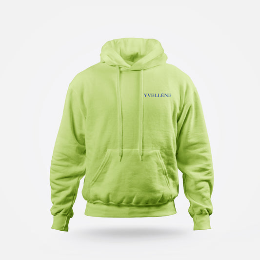 YVELLÈNE Oversized Hoodie Lime Green