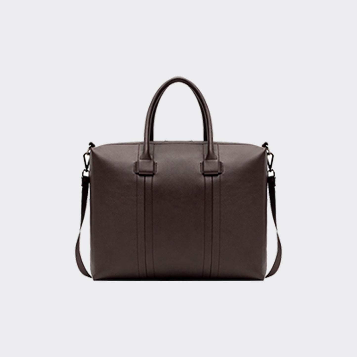 Men's Saffiano Leather Briefcase Bag