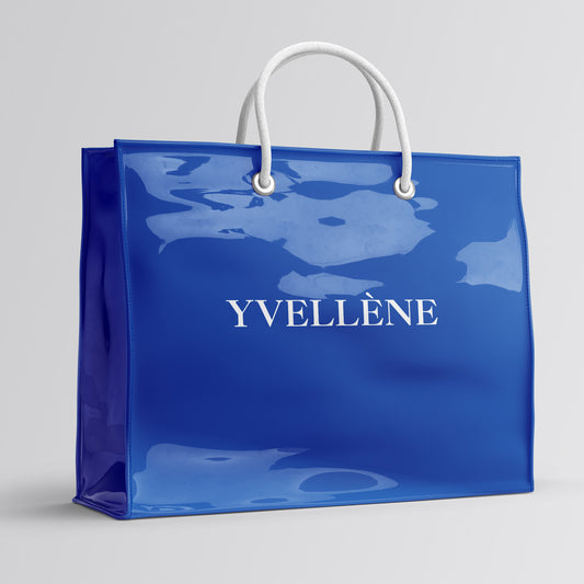 YVELLÈNE Women's Passion Blue Tote Bag