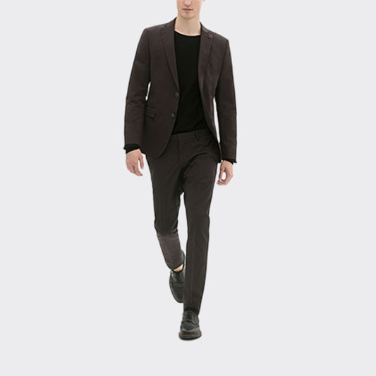 Men's Suit Casual Dark Rouge