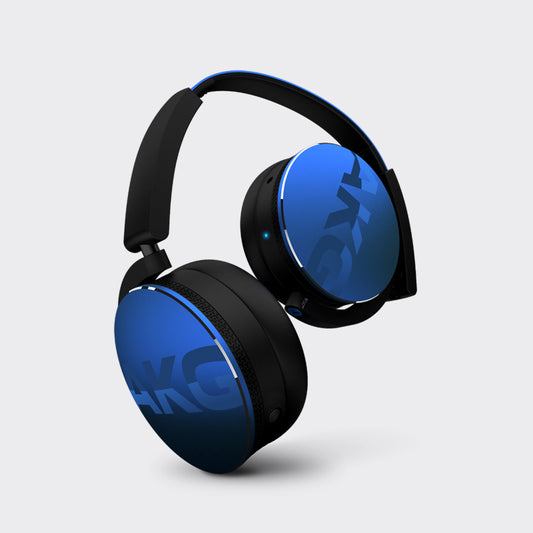 Headphones Wireless Bluetooth Blue Shine