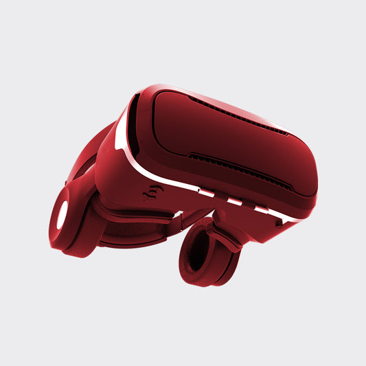 VR Virtual Reality Headset Red